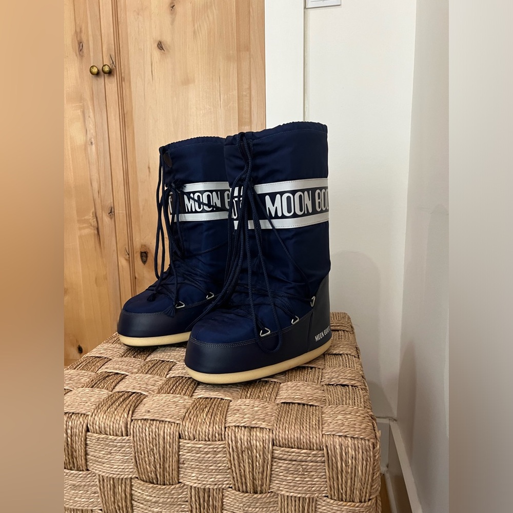 Moon Boot Nylon Lace-Up Snow Boots